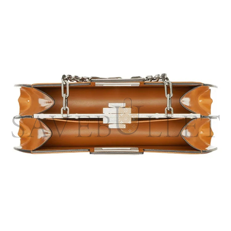 F**di patent leather peekaboo shoulder bag 8bn340anscf1juy (34*18.5*11cm)